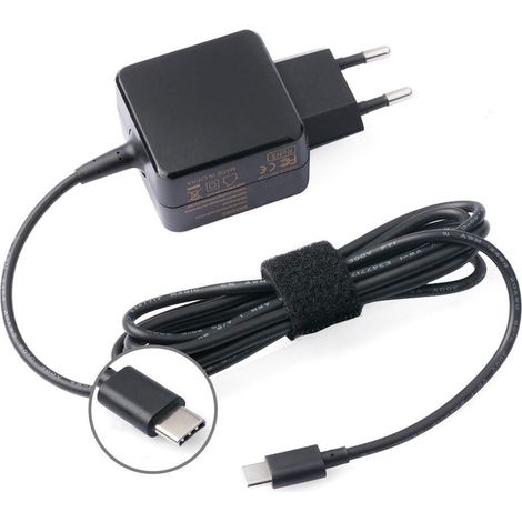 MicroBattery MBXUSBC-AC0004 Innenraum-Netzteil und Wechselrichter 15 W Schwarz - Stromversorgung (Innenraum, 15 W, 5 V, 3 A, Tragbar, Schwarz)