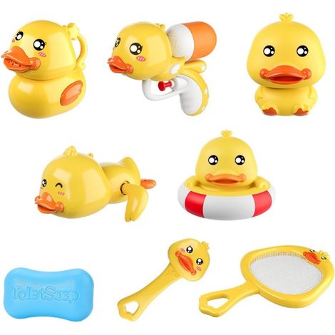 Pato De Baño - Juguete Educativo 8 En 1 Sin Baterías - Para Bañera Piscina Y Playa - 1 Unidad (1/5)