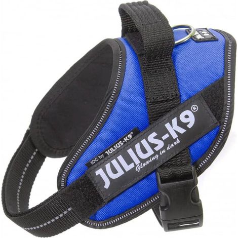 Harnais pour chien IDC POWER Julius K9 – Taille MINI 49-67 cm – Nylon déperlant – Poignée de maintien – Bandes réfléchissantes