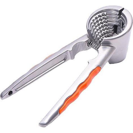 Nussknacker, Nussknacker mit rutschfestem Silikongriff, multifunktionales Küchenwerkzeug, Nussknackermaschine (1/5)