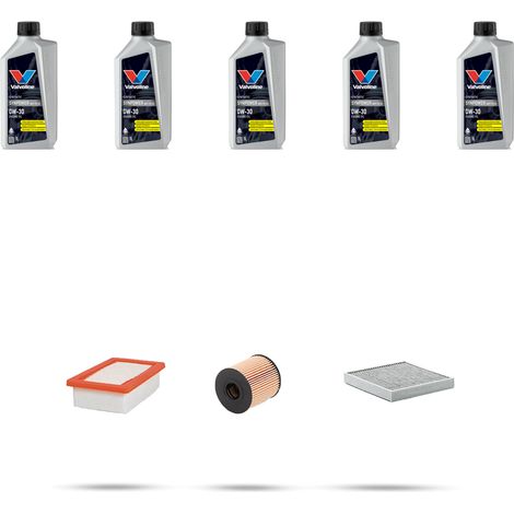 Kit tagliando 3 FILTRI e 5L OLIO compatibile con Peugeot 508 1.6 THP 121kw Dal 2012 (1/5)