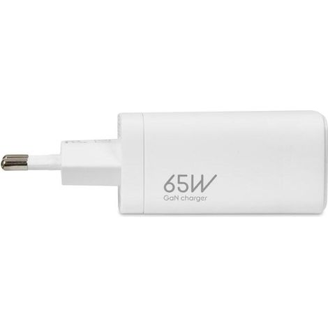 iBOX C-65 Blanco, cargador universal GaN 65W
