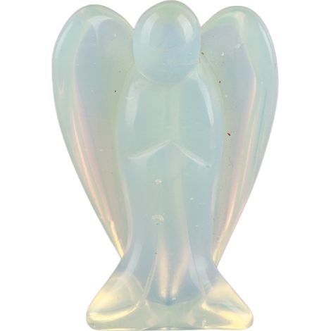 Ange Gardien Naturel en Pierre de Cristal de Soin Opale Énergie Positive Cadeau Spirituel (1/5)