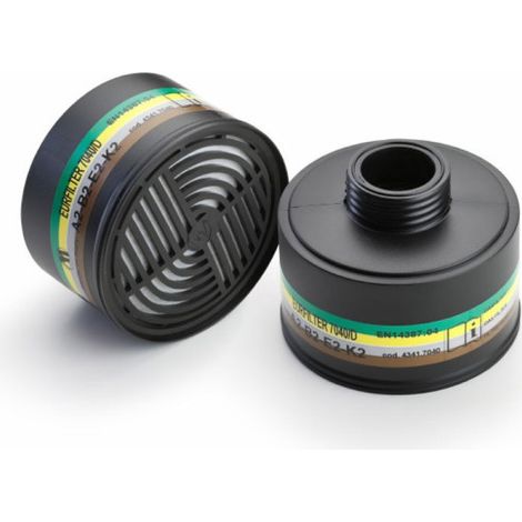 Filtro A2B2E2K2 clase 2 para máscaras de protección                 Plástico (1/2)