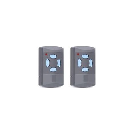 Lot de 2 émetteurs manuels pour porte de garage Hörmann HSM4-868,4 canaux 868,3 MHz - Télécommande manuelle pour ouvre-porte de garage Hörmann SupraMatic, ProMatic, RotaMatic, LineaMatic - Contient 2 (1/5)