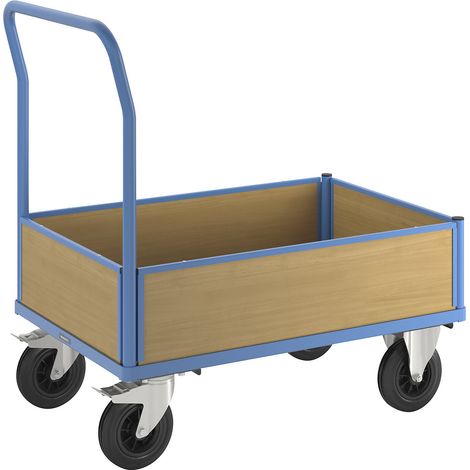 eurokraft pro, Chariot plate-forme avec panneaux en bois, avec