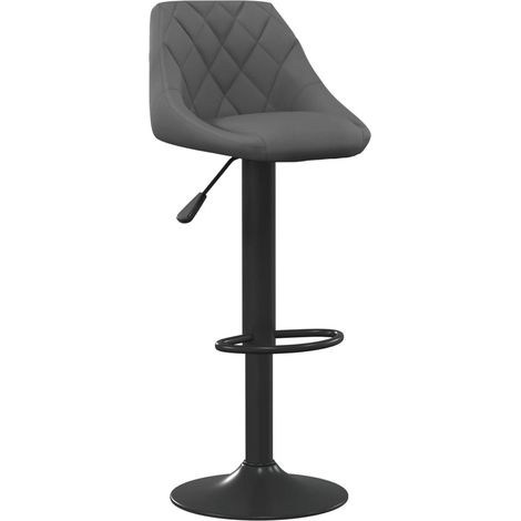 Maison Exclusive - Barhocker Dunkelgrau Samt