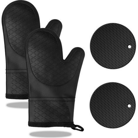 Gants de Four et Maniques, Maniques Gants de Cuisine Silicone (1/5)
