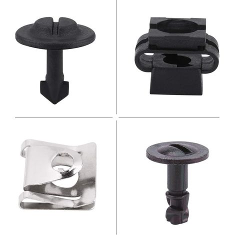 60 Pièces 5 Tailles Bouchons de Trou de Montage encastré pour Voiture, Moteur en Plastique Automobile de qualité Supérieure sous Les Garnitures de Fixation des Boutons, Bouchons de Boîte de (1/5)