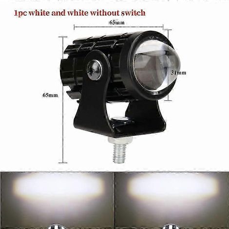 Phare LED miniature universel bicolore pour moto, camion, remorque, accessoire tout-terrain (1/5)