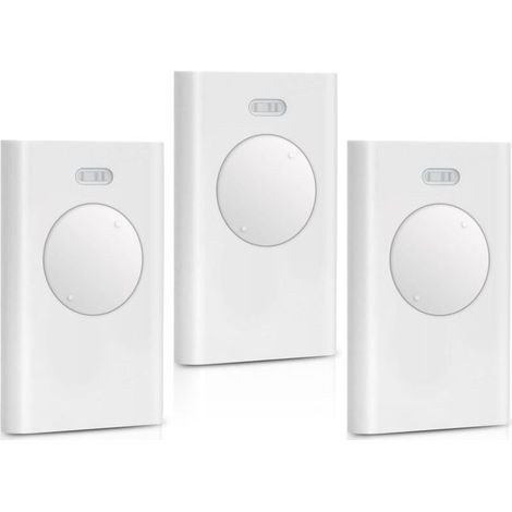 Télécommande de portail 2 canaux 433,92 MHz – remplacement compatible XT2 433 SLH LR – boîtier robuste, livrée avec piles (1/5)