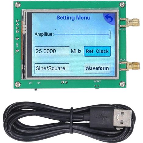 Module générateur de fréquence RF 138–4400 MHz avec écran tactile ADF4350 et connecteur SMA (1/4)