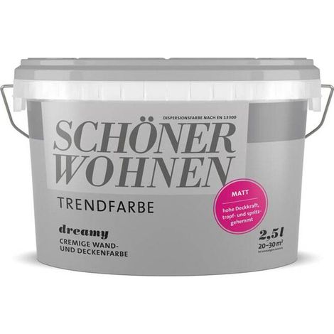 SW Trend Wandfarbe matt 2,5L Dreamy 7597