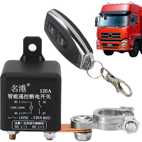 Relais de commutation de batterie à distance, compatibilité 12V/24V, courant instantané jusqu'à 360A, 12V 250A (1/2)