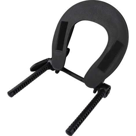 Massageliegen-Kopfstütze – 1 Stück – Schwarz – Verstellbar und universell – Für Spa und Klinik – 18,4 cm (1/5)