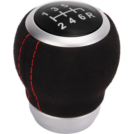 Poignée de levier de vitesse 6 vitesses pour Subaru – finition noir mat avec bague chromée, ergonomique et résistante à l’usure (1/5)