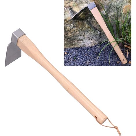 Houe de jardin en acier inoxydable, râteau à désherber, houe à planter les légumes, outils de jardinage (1/5)