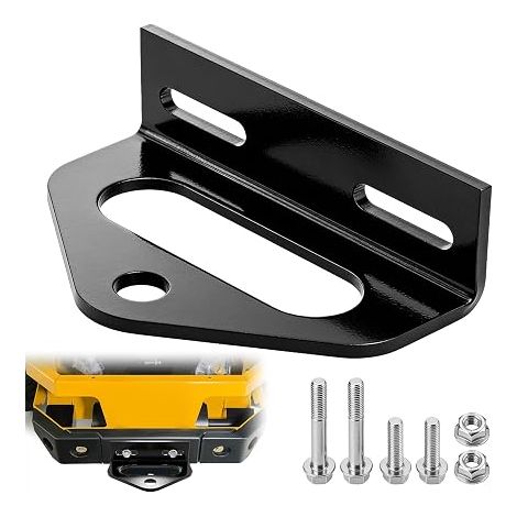 Attelage de remorque universel pour tracteurs à gazon, accessoires de tondeuse à gazon Zero Turn en acier robuste, boule d'attelage avec boulons, matériel de montage inclus (1/5)