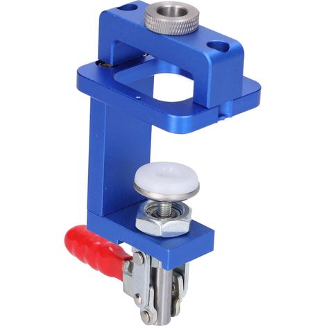 Poinçon de charnière 35mm, gabarit de perçage en alliage d'aluminium, guide d'ouverture pour menuiserie, outil de forage à bois (1/5)