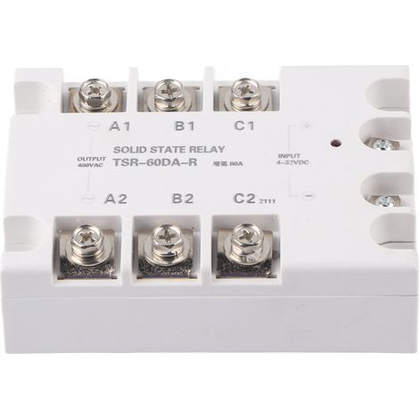 3 Phase Solid State Relay Enhanced Controlling Module Load for Automatic Control 480VAC(TSR60DAR Without Radiator)