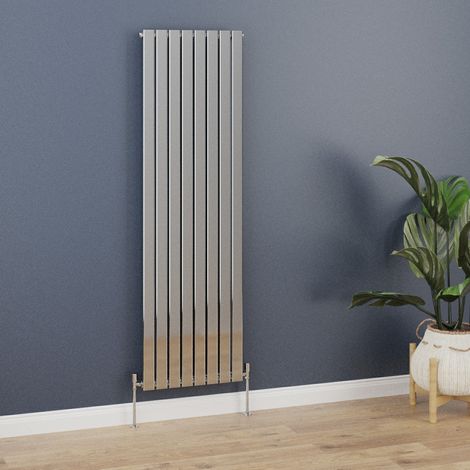 WarmeHaus Vertical 1800x544mm Flat Panel Radiator Chrome Single (1/5)