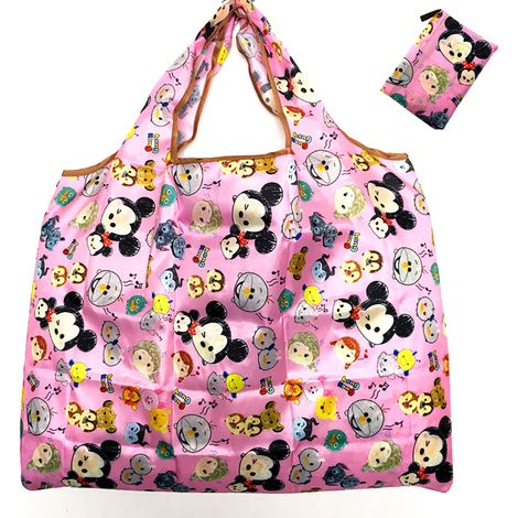 Sac Shopping Durable Réutilisable Lavable Polyester 1 Pièce - Sac Étirable Portable Éco-responsable Fête Cadeau Voyage Supermarché (1/5)
