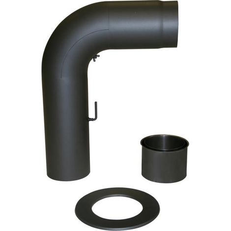 Anschluss-Set Senotherm grau Ø 150mm, mit Prüfzeichen