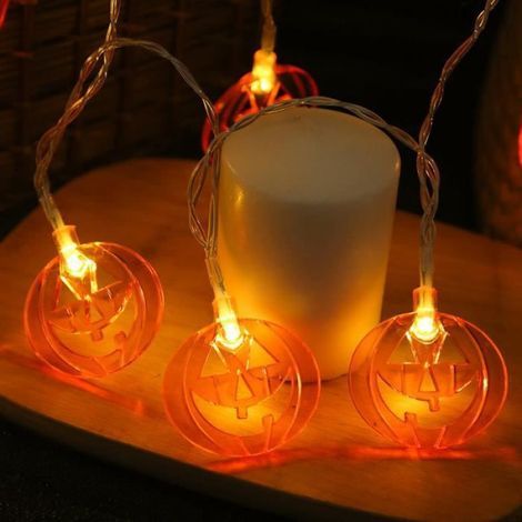 Guirlande Lumineuse - - 6M - 40 LED - Multicolore - Décoration Halloween - Extérieur (1/4)