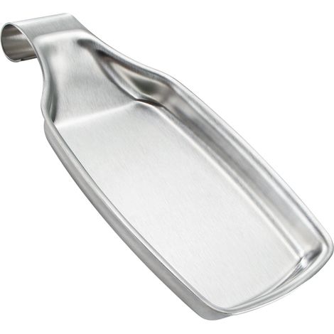 Organisateur de cuisine en acier inoxydable avec porte-fourchettes, spatules et cuillères - Argenté (1/4)