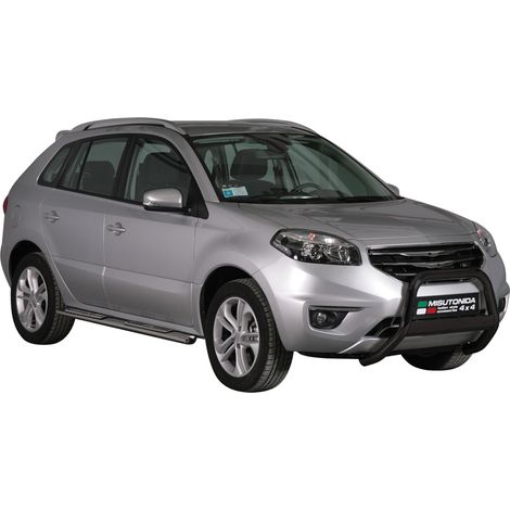 Pare-buffle Avant pour Renault Koleos 2011-2013 63 mm en Acier Noir (1/5)