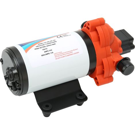 Pompe électrique à membrane pour bateau, caravane et maison, surpresseur d'eau 11,6L, auto-amorçante, 3.0GPM, norme US 115V (1/5)