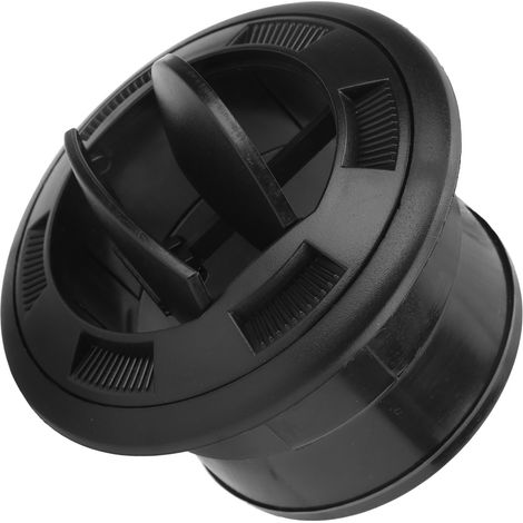 Runder, schwarzer 75-mm-Luftabweiser für Armaturenbrett-Klimaanlage, universelle Lüftungsöffnung, Wohnmobil, Bus (1/5)
