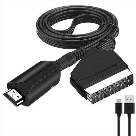 Convertisseur péritel vers HDMI adaptateur Audio vidéo pour HDTV/DVD/décodeur/ps3/pal/ntsc Starlight (1/4)
