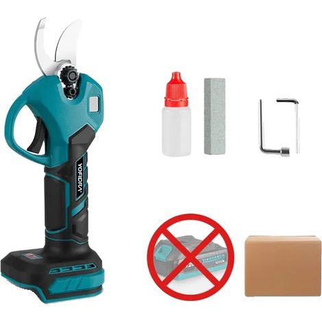 Sécateur Électrique, Moteur Sans Balais, 2 Réglages de Vitesse, Pas de batterie (1/2)