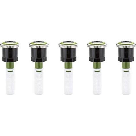 Bewässerungsrotator – 5er-Pack – Olivgrün – 360°-Drehung – Garten und Rasen – Reichweite 2,4 m bis 4,6 m (1/2)