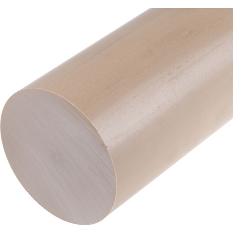 Tige en polyétheréthercétone PEEK RS PRO Beige Dia. 80mm x 300mm ( Prix pour 1 )