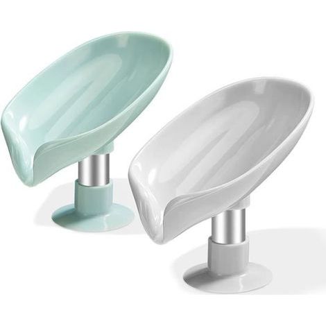 Suction Cup Soap Holder Shower Soap Holder - Plastic - Drain - Easy Cleaning (1/4)