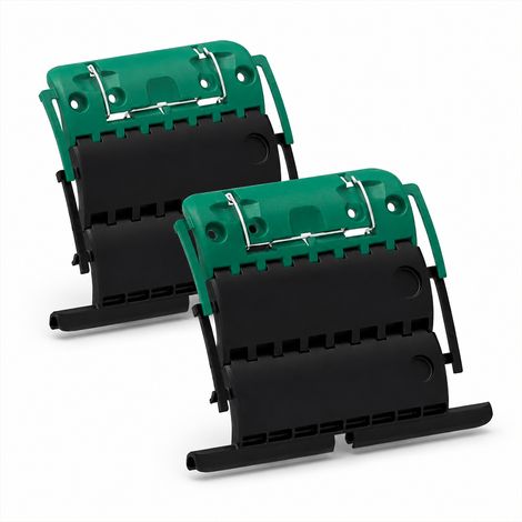 Lot de 2 Attaches Verrou H875E pour Volet Roulant - Verrou Rigide 2 Maillons - Compatible Tubes ZF et Octogonaux - Lames PVC 8 mm - Anti-Soulèvement - (1/5)