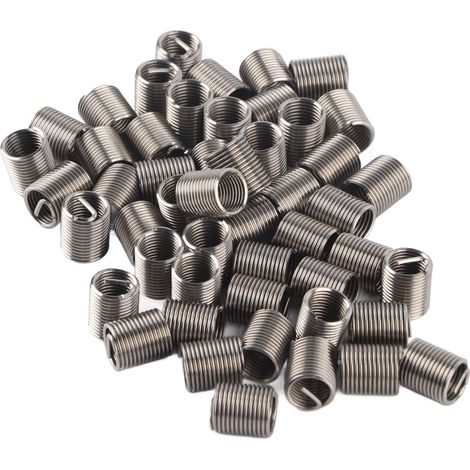 50 inserts filetés mâles et femelles réducteurs, outil de réparation d'écrous, fixation en acier inoxydable M10x1,252D (1/5)