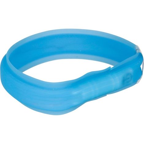 USB Leuchthalsband L-XL 70 cm Blau 12672 TRIXIE (1/2)