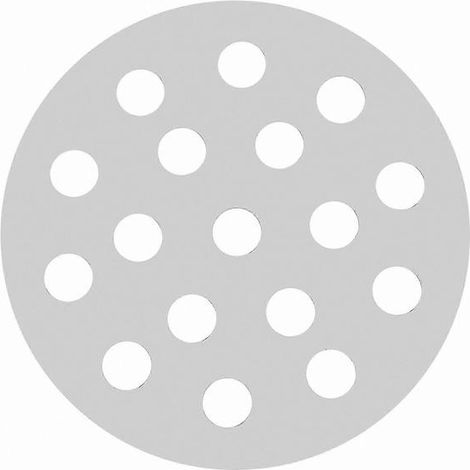 Plaque de cuisson ronde en fer pour barbecue, camping et pique-niques en plein air, grille de remplacement résistante à la chaleur de 155 mm (1/4)