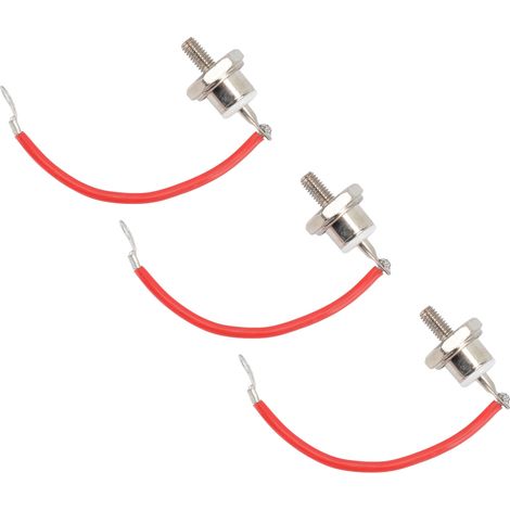 Lot de 3 diodes ZX70 12 antirouille, performances stables, 70 A, avec fil rouge positif pour la commande de moteur (1/5)
