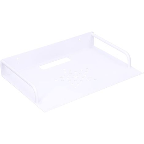 Supporto multifunzionale per router, supporto per router resistente, supporto a parete rinforzato per TV, router, DVD, ricevitore di rete, proiettore.