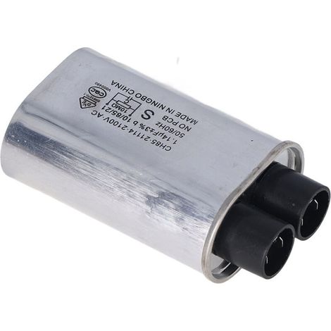 Condensatore ad alta tensione per microonde 2100 V 1,14 uF universale da 4,8 mm, piccolo inserimento, ricambio per condensatore per microonde Galanz