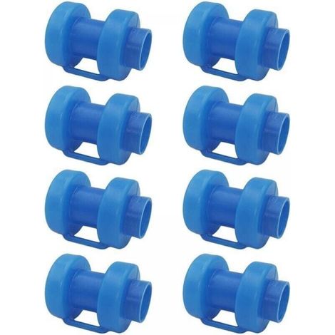 Embouts De Trampoline - Lot De 8 Embouts De Protection pour Barres De Filet De Trampoline - Trampoline Int&eacuterieur Vert &Agrave Capuchon pour Poteaux  25 Mm Filet De S&eacutecurit&eacute (1/5)