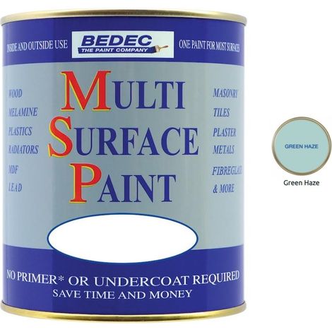Bedec Multi Surface Paint - Gloss - Green Haze - 750ml