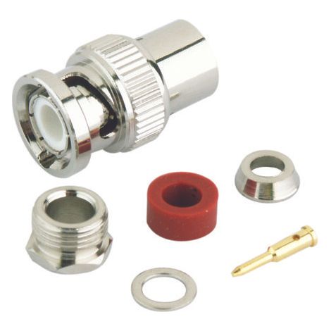 BNC macho antenna con cono e dado di fissaggio "CLAMP" Electro Dh 19.215/59 8430552023073