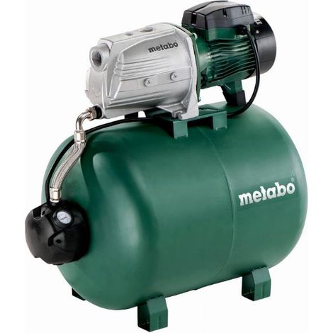 Metabo – Pompe de surpresseur 1900 W – Débit max 9000 l/h – Pression max 5,1 bars – Volume 100 l – Pour irrigation et approvisionnement en eau