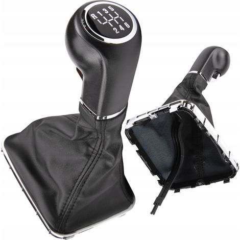 Pommeau de levier de vitesse avec soufflet et cadre, compatible avec Opel Zafira B (1/5)