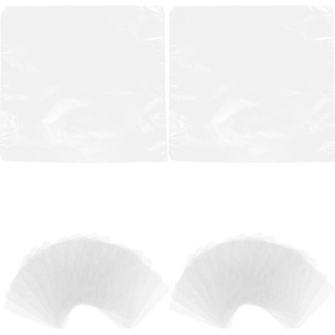 200 sachets thermorétractables imperméables en POF de 15 x 15 cm pour savons, bombes de bain et loisirs créatifs (transparents)-15.00X15.00X0.10CM (1/4)
